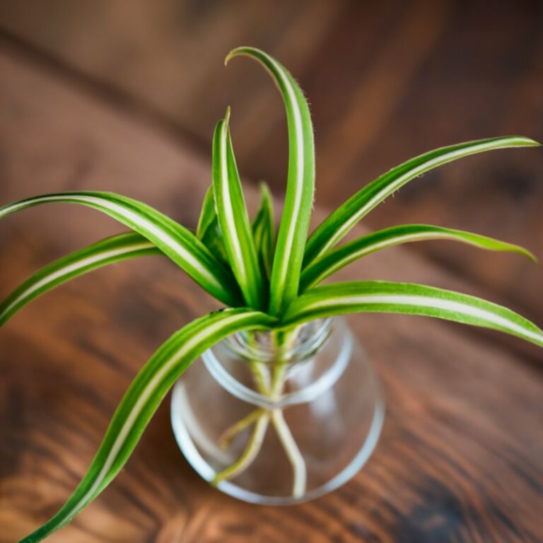 how to grow spider plants in water